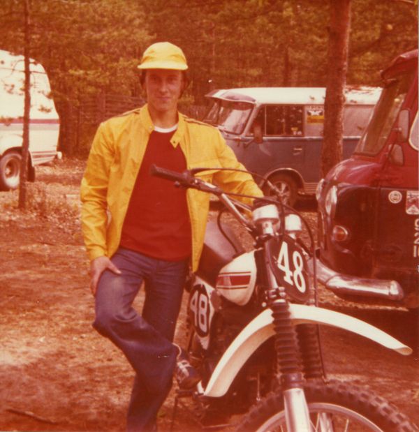 Hyvinkään Erkylän Lukot 1976 Anssi Oksanen ja 125cc Yamaha